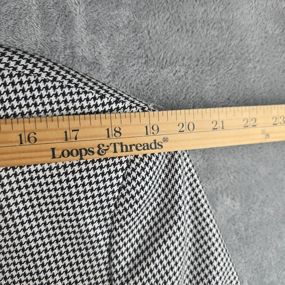 Baroni Blazer Mens 44R White Black Houndstooth Check Silk Wool Sport Coat Jacket